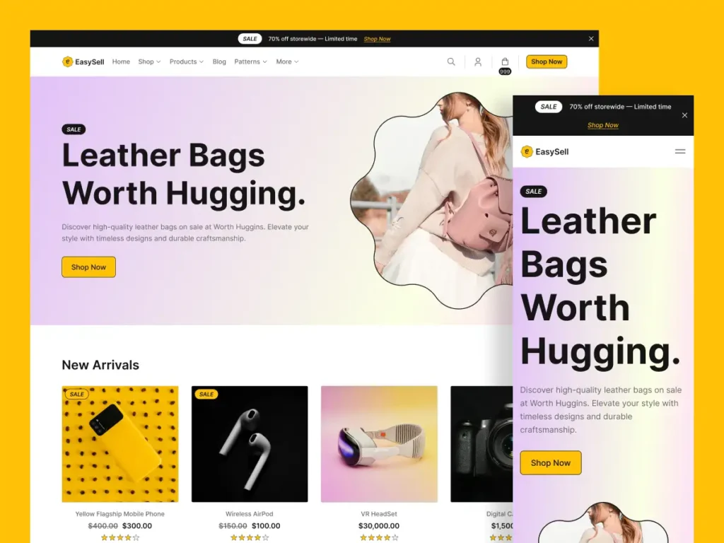 EasySell - Multipurpose WooCommerce theme.