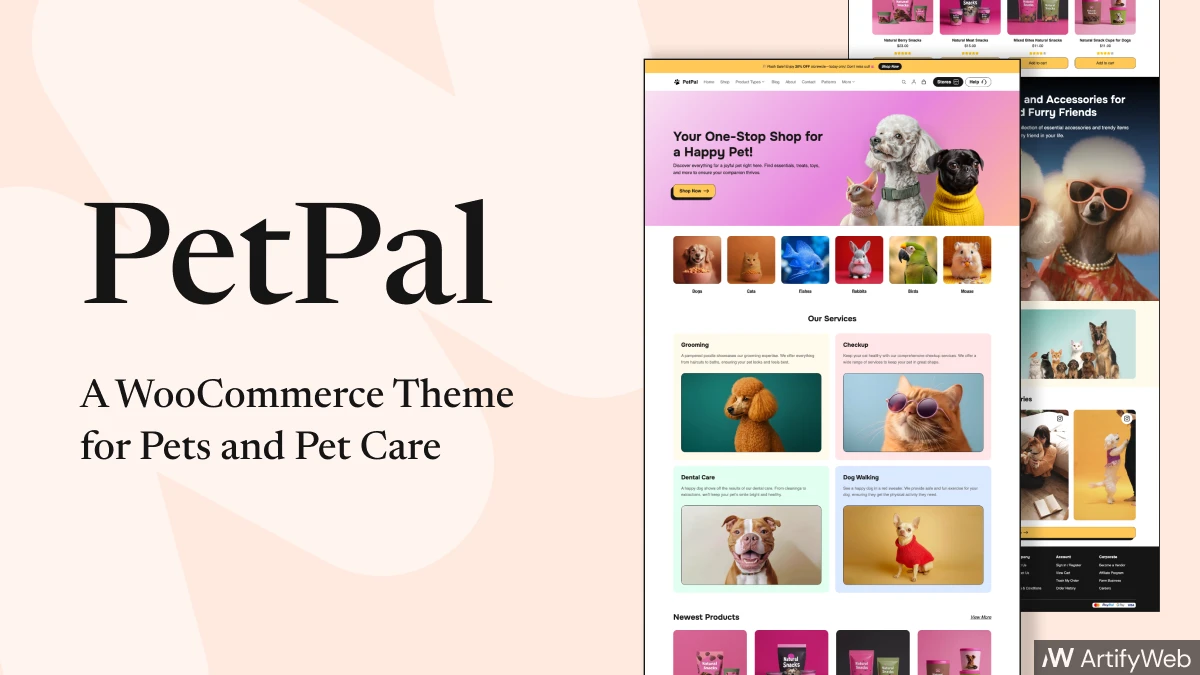 PetPal: The Best WooCommerce WordPress Theme for Pets and Pet Care Stores in 2025