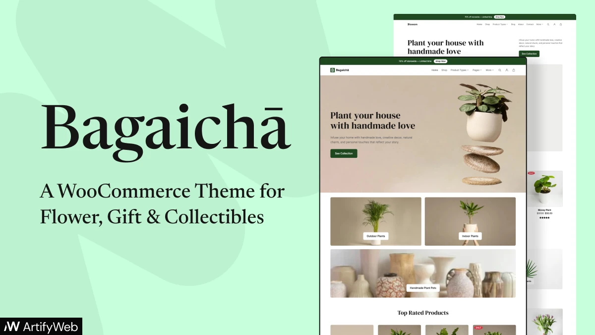 Bagaicha: Ultimate WooCommerce Theme for Your Plant Store, Flower & Gift Shop 2025