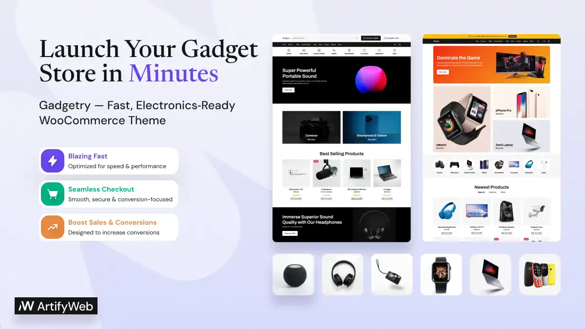 Gadgetry - Best WooCommerce Electronics Theme (2026)